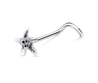 Star Fish Curved Nose Stud NSKB-768